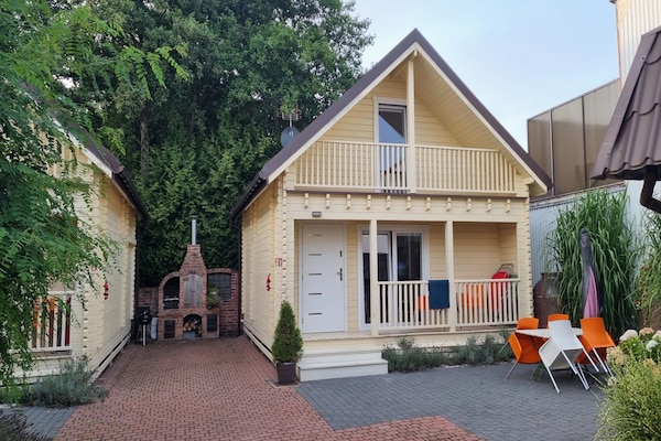 Vrijstaand vakantiehuis voor 6 personen bij strand en bos in Grzybowo - thumbnail 1