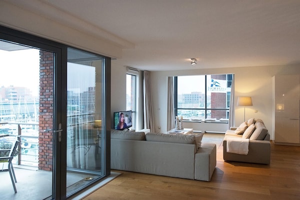Luxe havenappartement met zeezicht in Scheveningen | 4 pers. - thumbnail 6