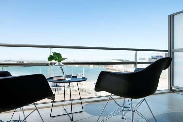 Luxe appartement met haven- én zeezicht in Scheveningen - thumbnail 4
