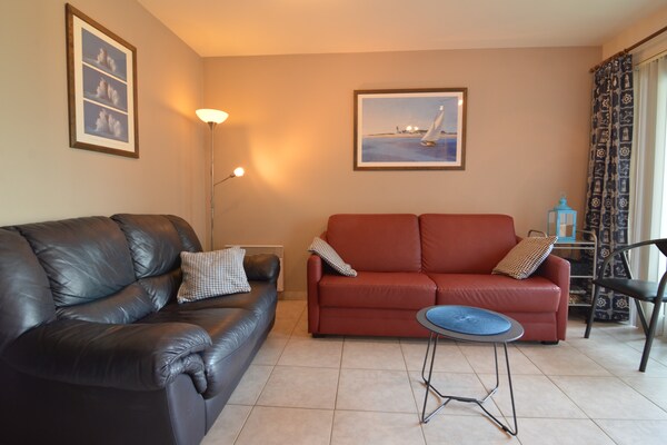 Sunrise Bredene: knus appartement voor 2 bij zee, bos en zwembad - thumbnail 6