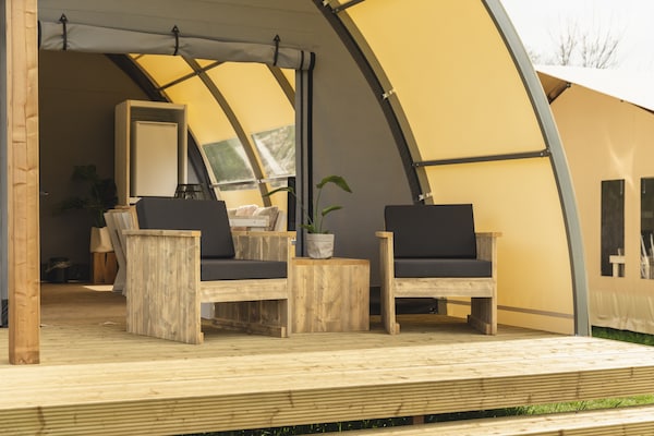 Glamping tent met wellness aan de Regge in Zuna - thumbnail 2