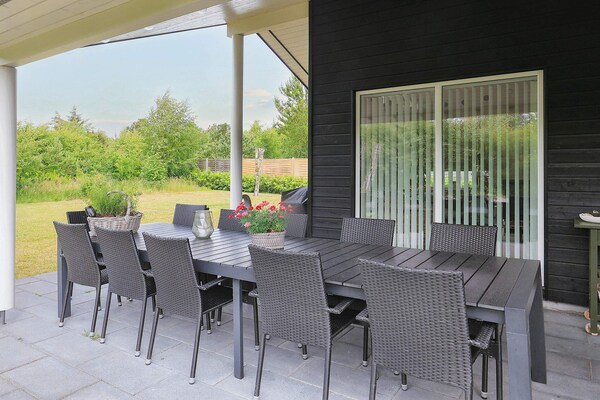 Op 300 m van zee: Modern vakantiehuis voor 6 personen in Hals - thumbnail 2