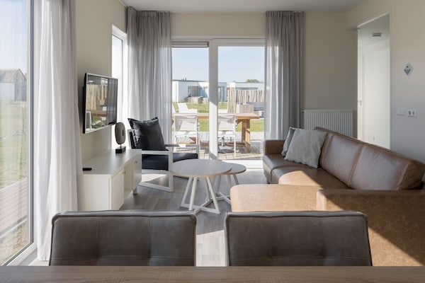 Modern vakantiehuis aan zee in Nieuwvliet-Bad met privétuin - thumbnail 2