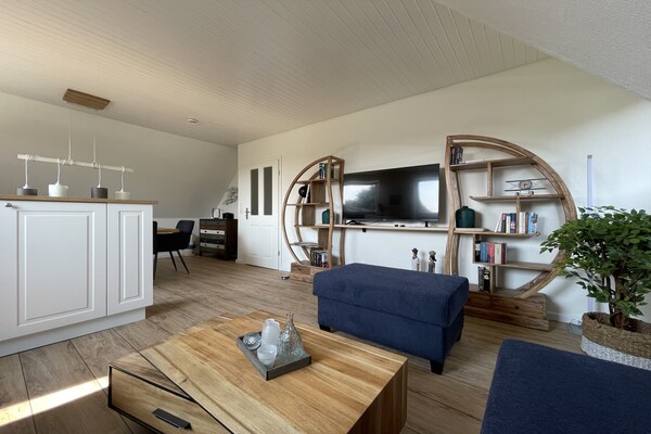 Op 1 km van centrum: Comfortabel appartement in Wyk-Boldixum - thumbnail 3