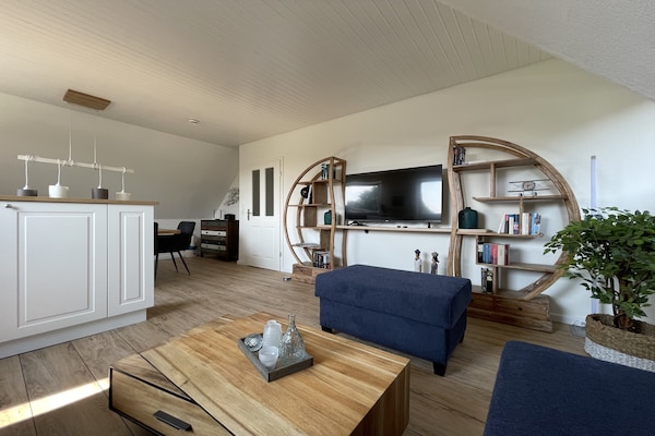 Op 1,3 km van zee: Comfortabel appartement in Wyk-Boldixum · 2 pers. - thumbnail 4