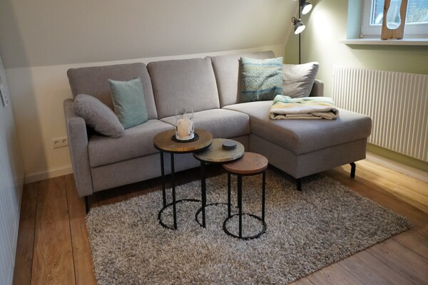 Op 1,3 km van zee: comfortabel appartement in Wyk-Boldixum · 40 m² - thumbnail 2