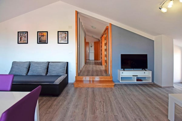 Modern appartement op 200m van zee nabij Paklenica - thumbnail 4
