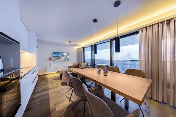 Nieuw appartement met bergzicht, sauna en terras in Bramberg - thumbnail 4