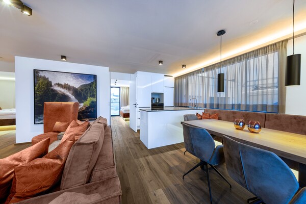 Ruim appartement met 3 slaapkamers, sauna en bergzicht in Bramberg - thumbnail 5