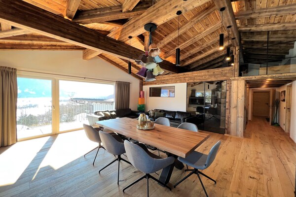 Penthouse Tauernfenster met sauna en panoramisch uitzicht op de bergen - thumbnail 4