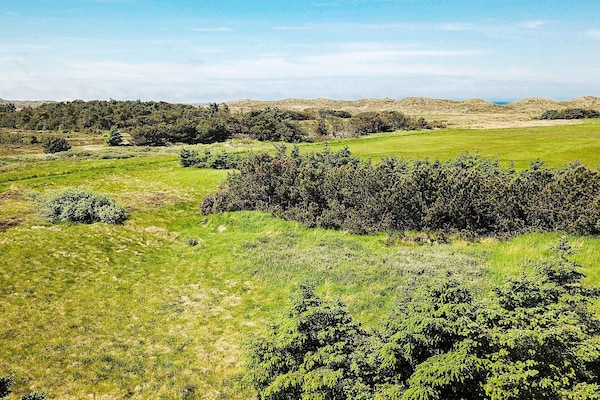 Ruim vakantiehuis met sauna en panoramisch uitzicht op de heide bij Vorupør - thumbnail 6