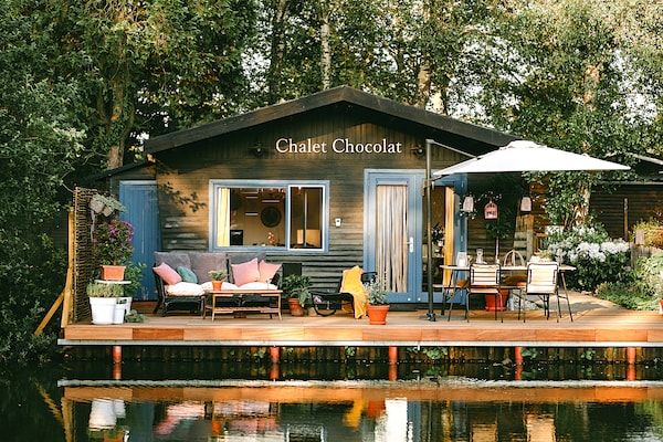 Romantisch chalet aan het water in Geel voor 2 personen - thumbnail 1