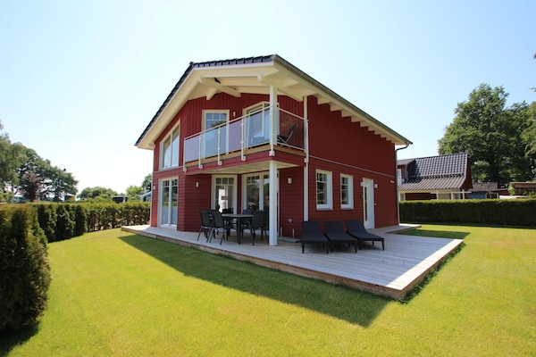 Vrijstaand vakantiehuis met sauna en privéstrand aan de Dümmersee - thumbnail 6