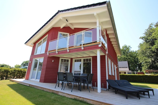 Vrijstaand vakantiehuis met sauna en privéstrand aan de Dümmersee - thumbnail 5