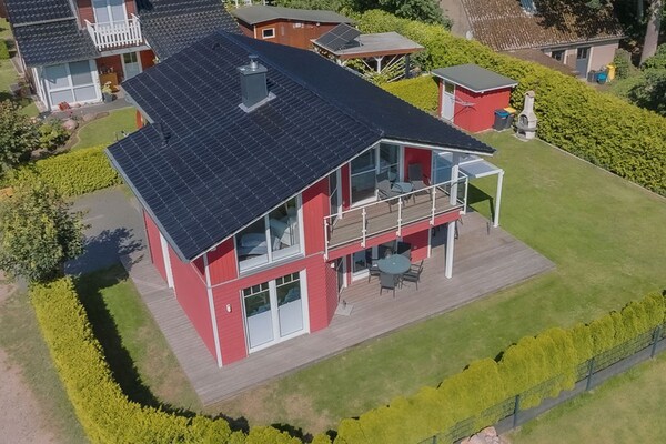 Vrijstaand vakantiehuis met sauna en privéstrand aan de Dümmersee - thumbnail 4