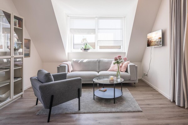 Appartement am Torhaus: Stijlvol verblijf aan het kasteelpark in Husum - thumbnail 2