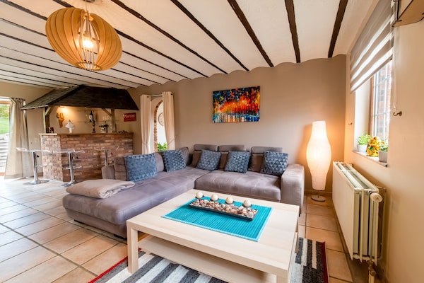 Op 700m van centrum Vielsalm: ruim vakantiehuis met wellness - thumbnail 2