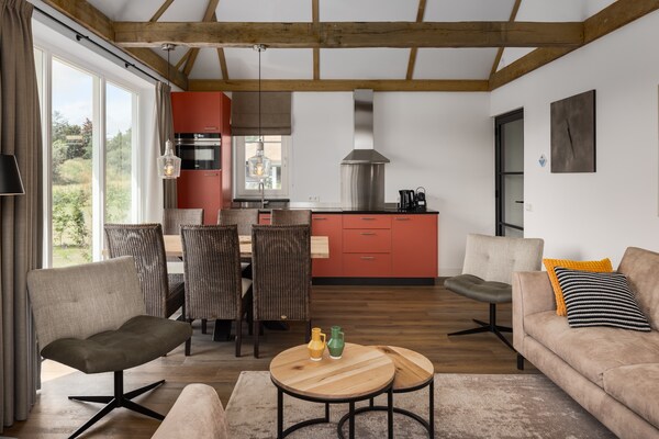 Luxe rietgedekte villa op Vakantiepark De Heihorsten in Someren - thumbnail 3