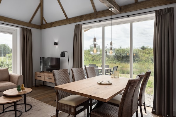 Luxe rietgedekte villa op Vakantiepark De Heihorsten in Someren - thumbnail 4