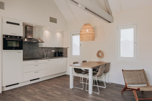 Luxe strandlodge met sauna op 500m van zee - thumbnail 3