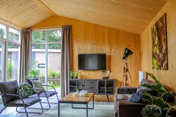 Modern chalet op de Veluwe met tuin, dicht bij Nationaal Park De Hoge Veluwe - thumbnail 2