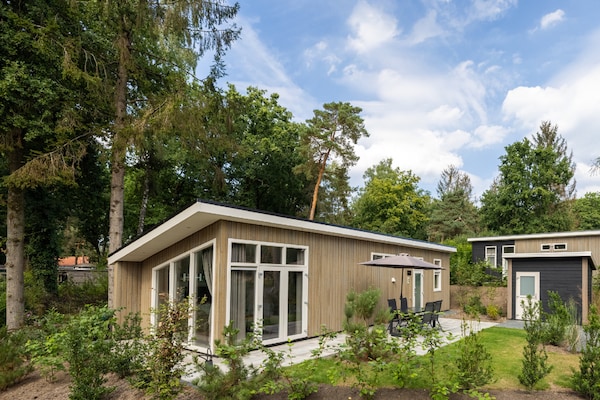 Modern chalet op de Veluwe met tuin, dicht bij Nationaal Park De Hoge Veluwe - thumbnail 6