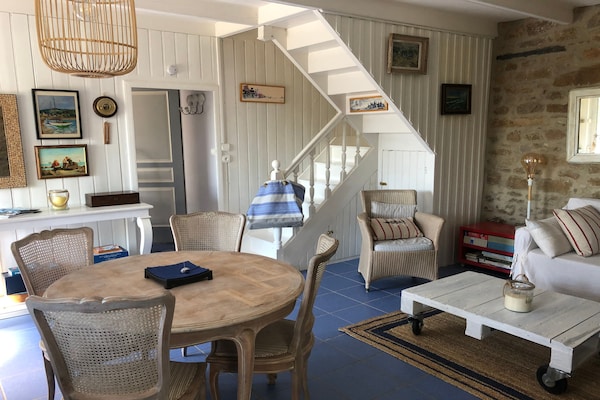 Bretons vakantiehuis aan de haven van Terenez, strand op 50 meter - thumbnail 2