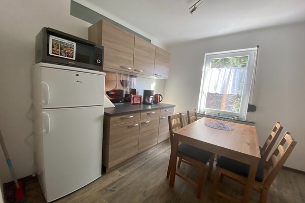 Knus appartement aan de bosrand bij Waltershausen, 4 personen - thumbnail 6