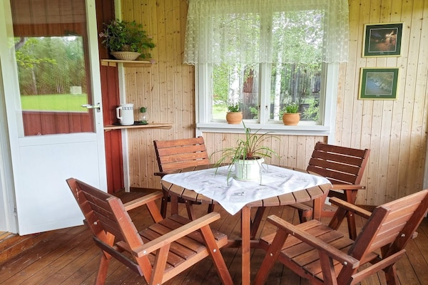 Authentiek Zweeds vakantiehuis aan de golfbaan in Järvsö, 4 personen - thumbnail 5