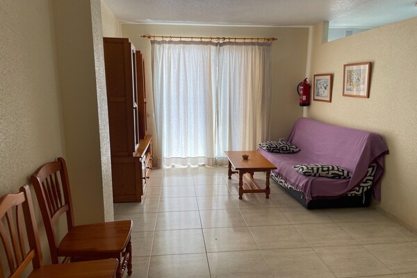 Appartement voor 7 aan de golfbaan, 50m van het strand in Puerto de Mazarrón - thumbnail 2