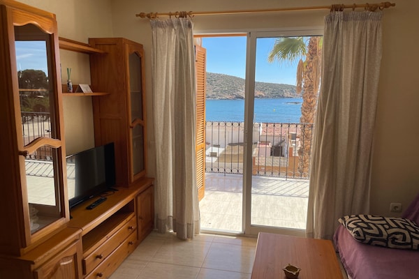 Appartement voor 7 aan de golfbaan, 50m van het strand in Puerto de Mazarrón - thumbnail 3