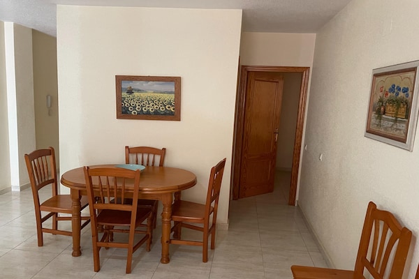 Appartement voor 7 aan de golfbaan, 50m van het strand in Puerto de Mazarrón - thumbnail 4
