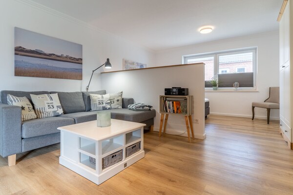 Deichlamm St. Peter-Ording: knus appartement voor 2 bij de golfbaan - thumbnail 2