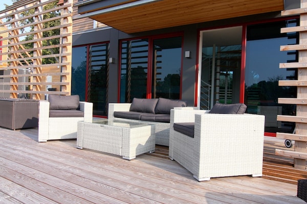 Modern vakantiehuis met buitensauna in Wendorf - thumbnail 5