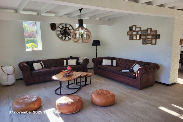 Ruim vakantiehuis voor 10 personen in de bossen van Mont de l'Enclus - thumbnail 6