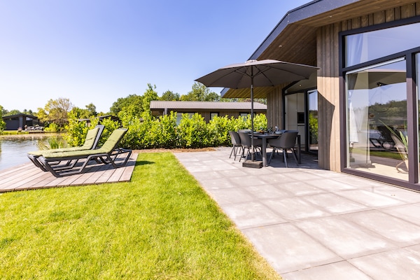 Modern chalet aan vijver in Veldhoven, huisdier- en kindvriendelijk - thumbnail 5