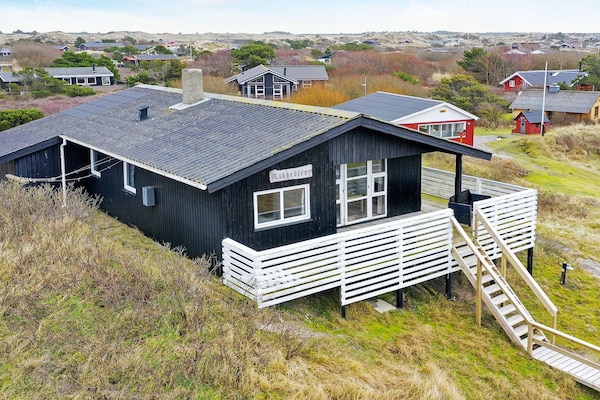 Vrijstaand vakantiehuis op duin bij Rindby Strand, Fanø - thumbnail 1