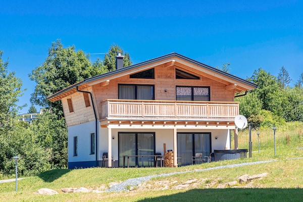 Ruim chalet voor 8 met privésauna en jacuzzi aan de golfbaan in St. Englmar - thumbnail 5
