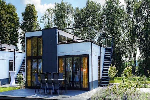 Modern vakantiehuis Cube Elite 6 in Breskens voor 6 personen - thumbnail 6