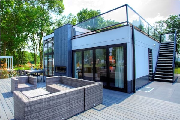Modern vakantiehuis Cube Elite 6 in Breskens voor 6 personen - thumbnail 1