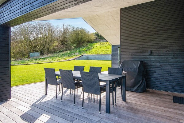 Energieneutraal vakantiehuis met hottub, 350m van de Limfjord - thumbnail 2