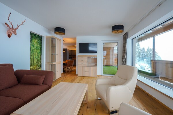 Ruim appartement voor 8 personen bij Kitzbühel met wellness en bergzicht - thumbnail 5