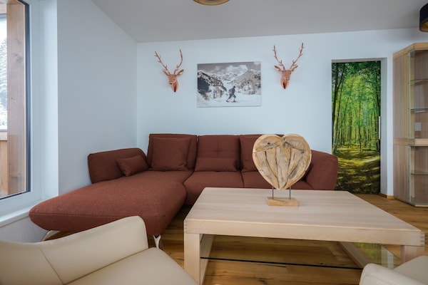 Ruim appartement voor 8 personen bij Kitzbühel met wellness en bergzicht - thumbnail 6