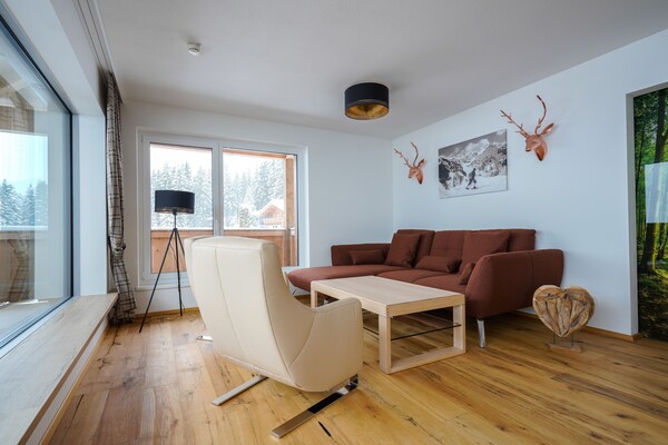 Ruim appartement voor 8 personen bij Kitzbühel met wellness en bergzicht - thumbnail 2