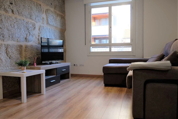 Licht appartement Villa Trabazos Abellas in het centrum van Ourense · 2 slk - thumbnail 4