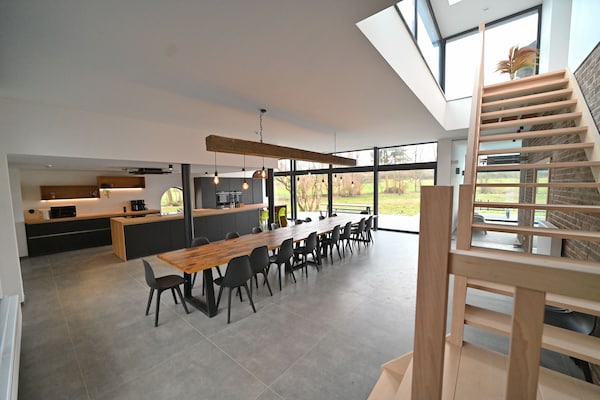 Wellnessmolen met zwembad en sauna voor 17 personen in Baillonville - thumbnail 5