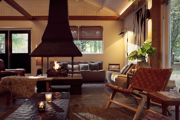 Romantische glampinglodge aan het Veluwemeer in Zeewolde - thumbnail 2