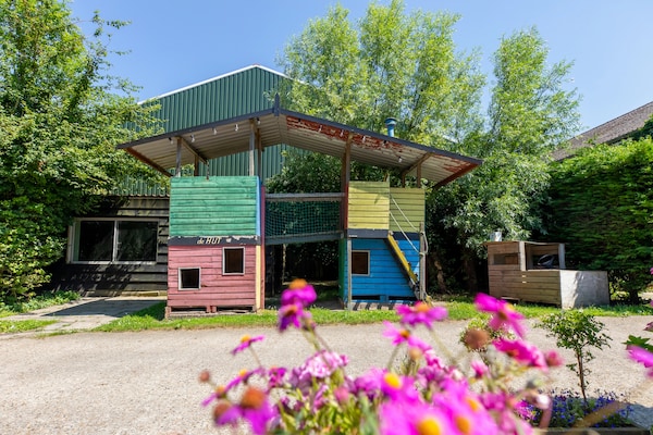 Landelijk appartement met weids uitzicht op boerderij bij Vrouwenpolder - thumbnail 6