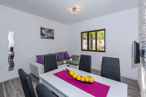 Comfortabel appartement voor 4 met zwembad, vlakbij Dubrovnik - thumbnail 4
