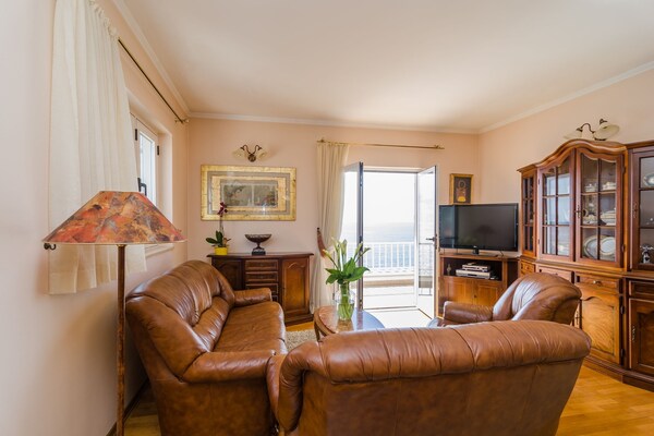 Ruim appartement met zeezicht en balkon op 100m van het strand in Dubrovnik - thumbnail 3